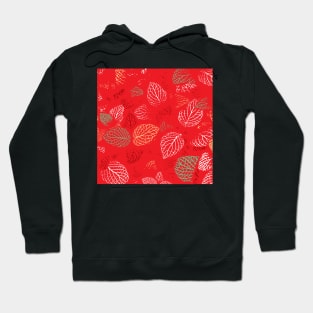 Autumn, Leaves Pattern 12 Hoodie